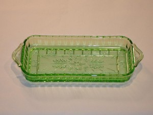 Green Doric 4x8 Relish Tray