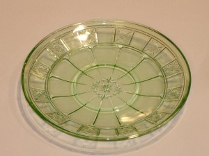 Green Doric Saucer